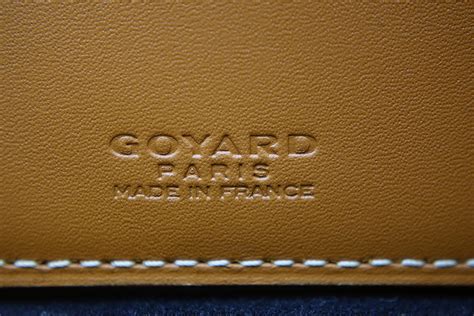 how to know if a goyard is fake|authentic goyard wallet.